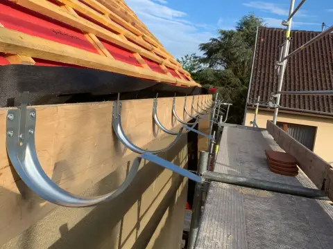 Installation de gouttières à Obernai